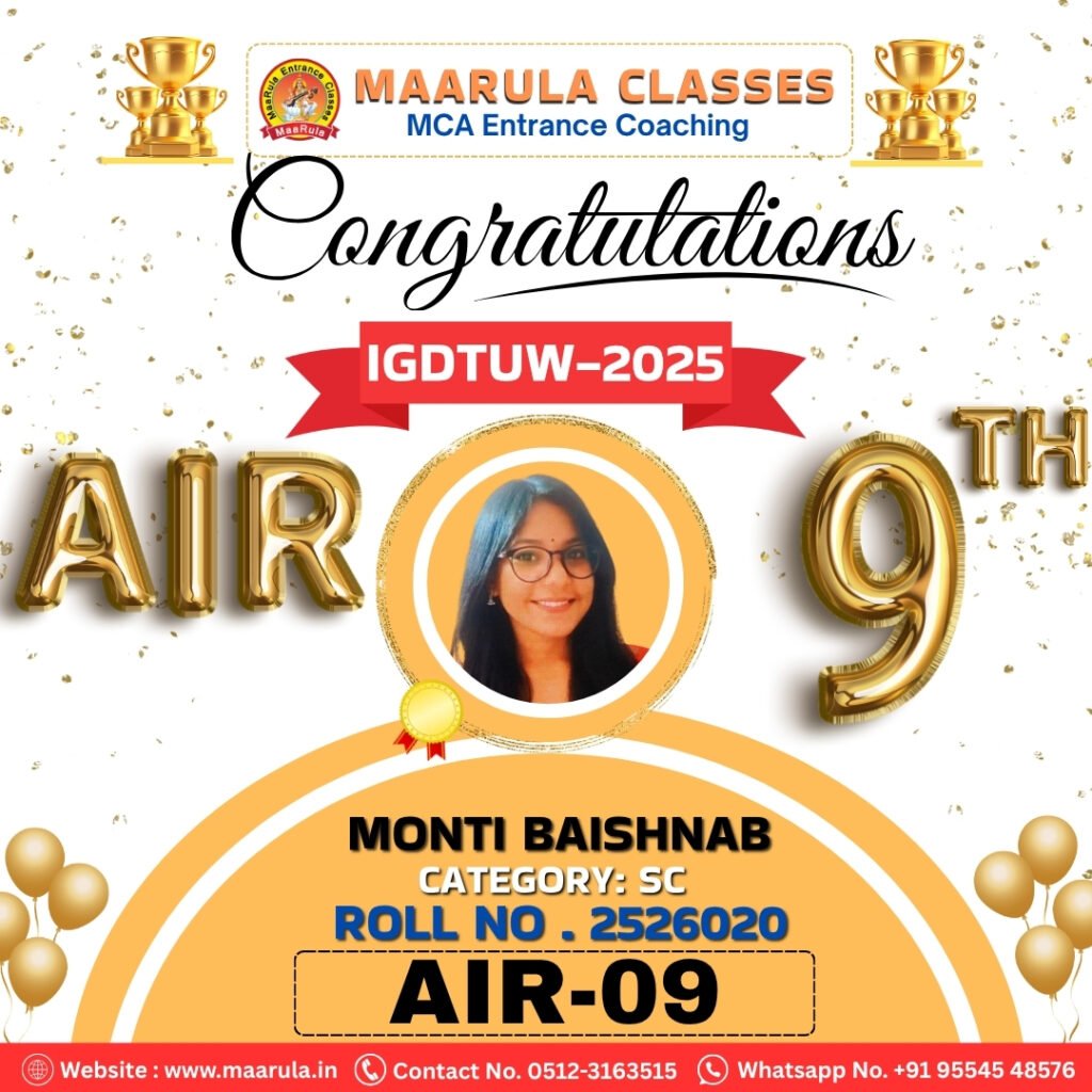 Monti Baishnab ( AIR 9 )